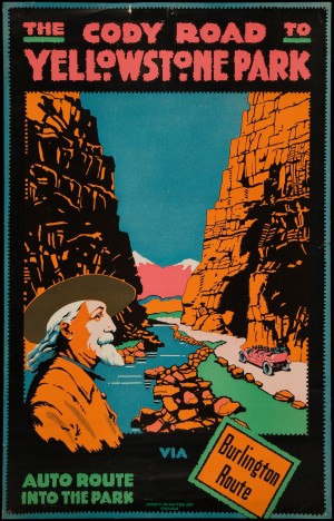 The Cody Road to Yellowstone Park poster